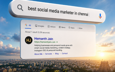 Who Should You Hire as the Best Social Media Marketer in Chennai?